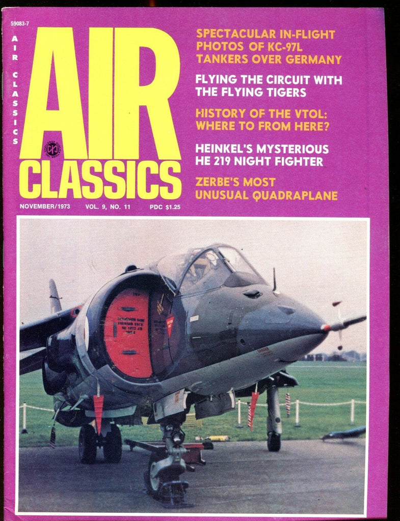 Air Classics Magazine November 1973 Heinkel HE 219 EX No ML 120816jhe