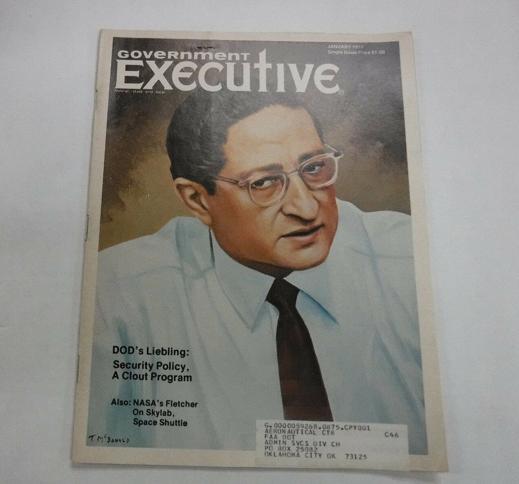 Government Executive Magazine DOD's Liebling January 1974 FAA 110216R
