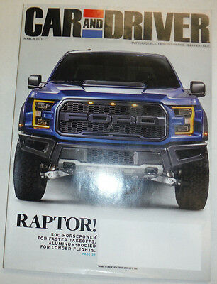 Car And Driver Magazine Ford F-150 Raptor March 2015 031715R2