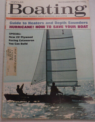 Popular Boating Magazine Guide To Heaters Depth Sounders September 1965 123114R2