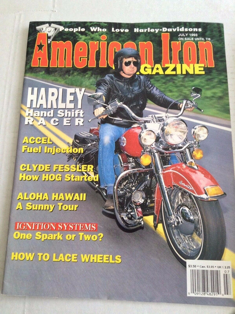 American Iron Magazine Harley Hand Shift Racer July 1993 032317NONRH