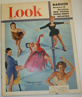 Look Magazine Baruch & War & Russia & Korea July 1951 021615R