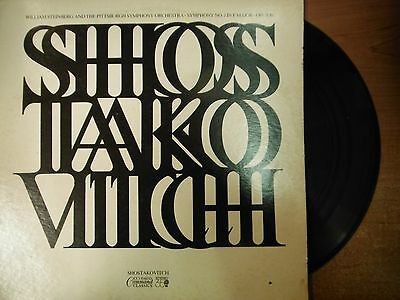33 RPM Vinyl Shostakovitch Symphony No1 in F Major Command Record Stereo020515SM