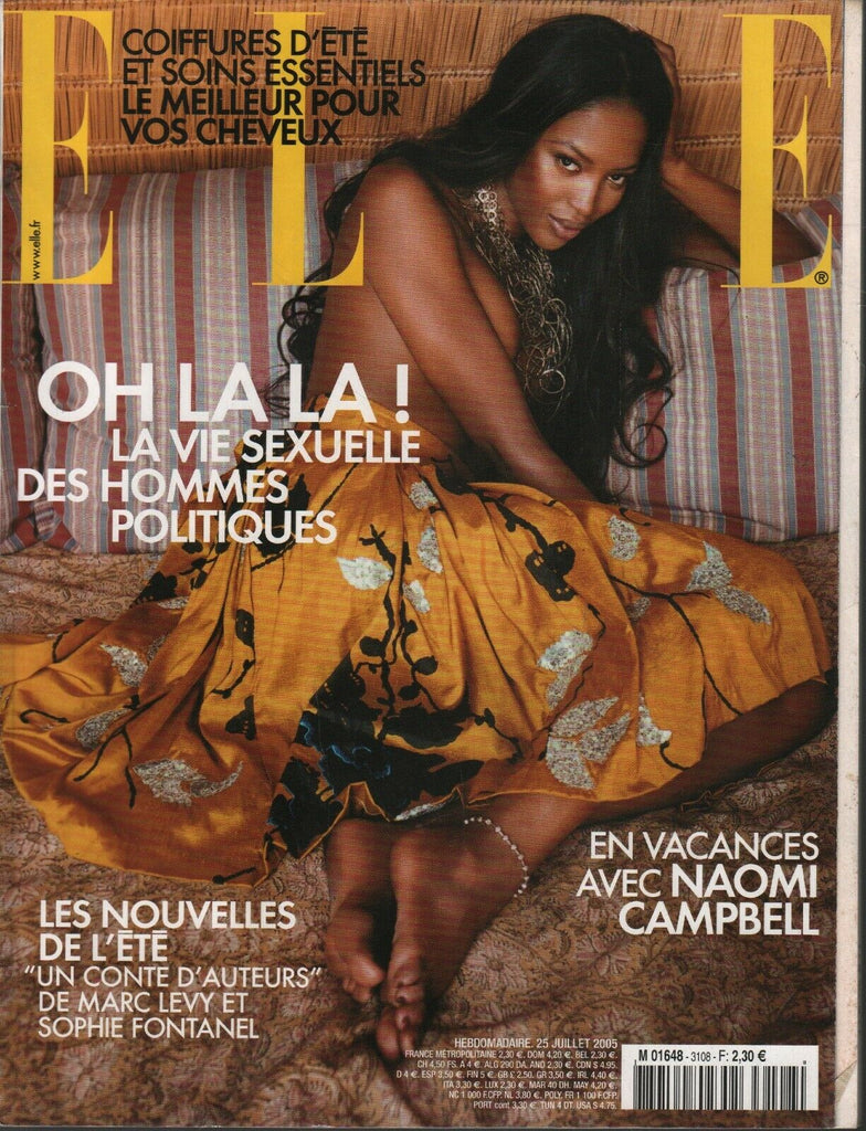Elle French Fashion July 25 2005 Naomi Cambell Sophie Fontanel 100820ame