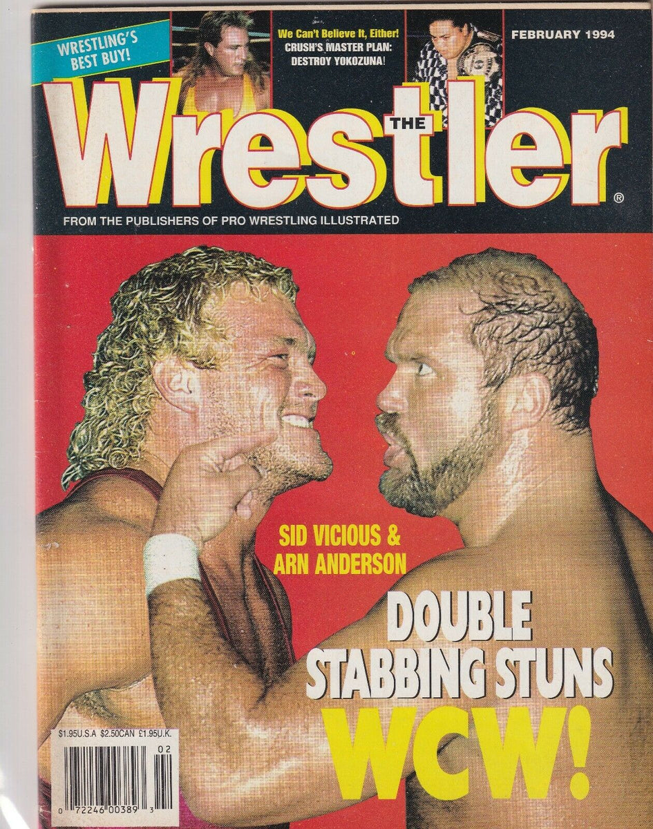 The Wrestler Magazine Sid Vicious Arn Anderson February 1994 062419non ...