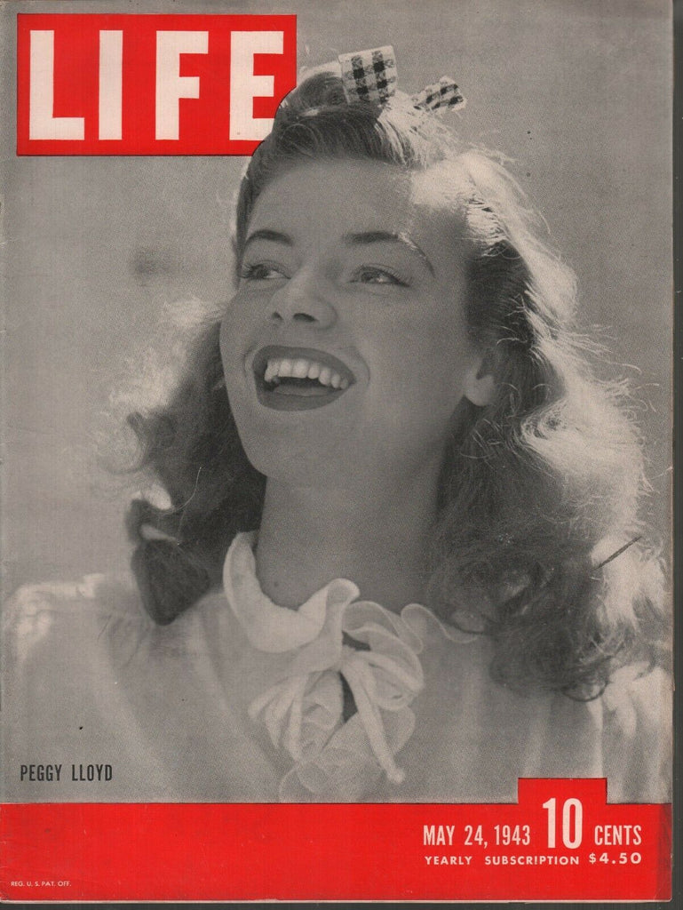 Life Magazine May 24 1943 Peggy Lloyd Vintage WWII Ads 082119AME