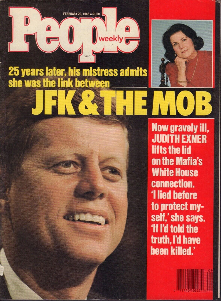 People Magazine February 29 1988 John F. Kennedy Mob 082617nonjhe