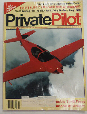 Private Pilot Magazine LoPresti's SwiftFury October 1989 FAL 060815R