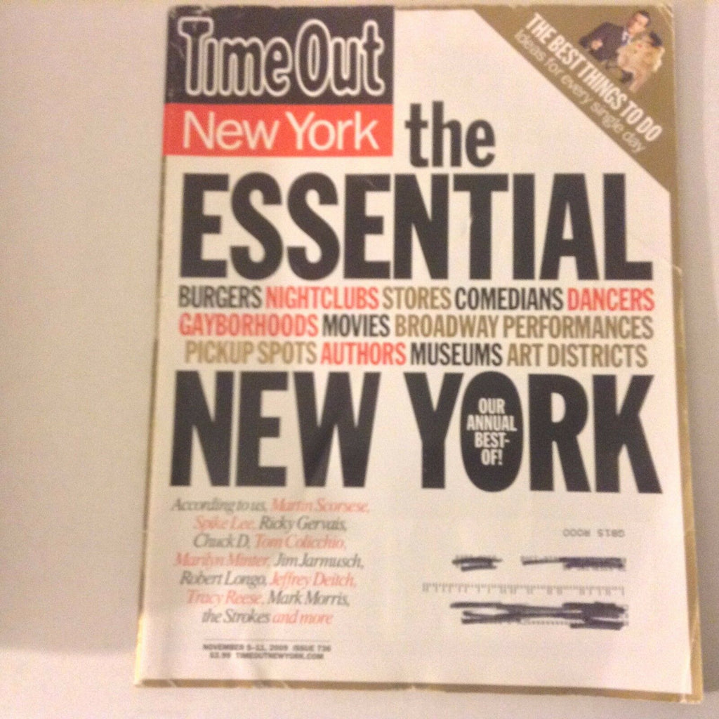 Time Out New York Magazine Martin Scorsese Spike Lee November 2009 052217nonrh