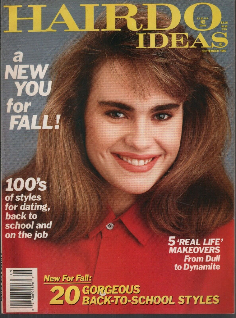 Hairdo Ideas September 1990 Vintage Hairstyle Magazine 072919AME