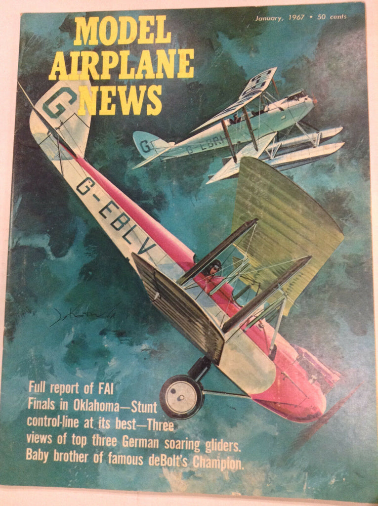 Model Airplane News Magazine Finals In Oklahoma January 1967 041017nonr