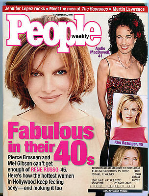 People Magazine September 13 1999 Rene Russo Andie MacDowell EX 012116jhe