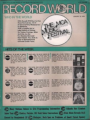 Record World January 15 1972 MCA Records EX 120715DBE