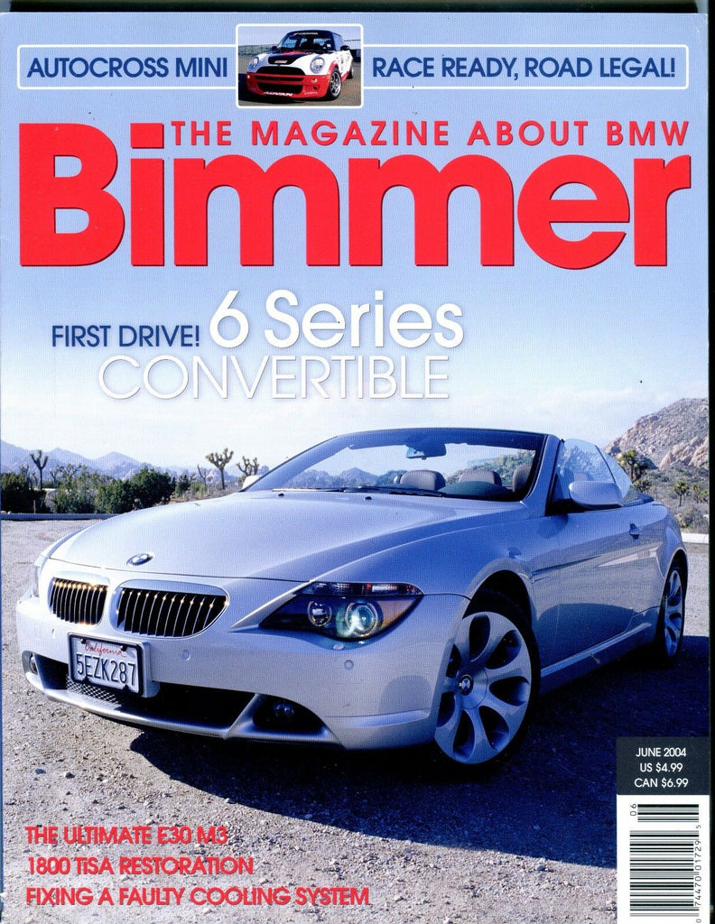 Bimmer BMW Magazine June 2004 6 Series Convertible EX No ML 052117nonjhe