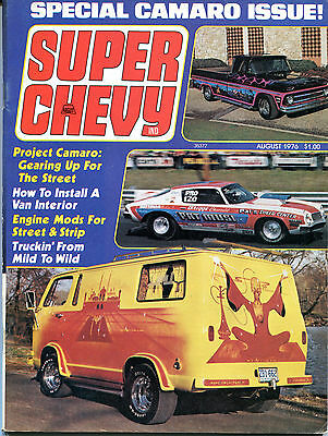 Super Chevy August 1976 Special Camaro Issue EX 122815jhe