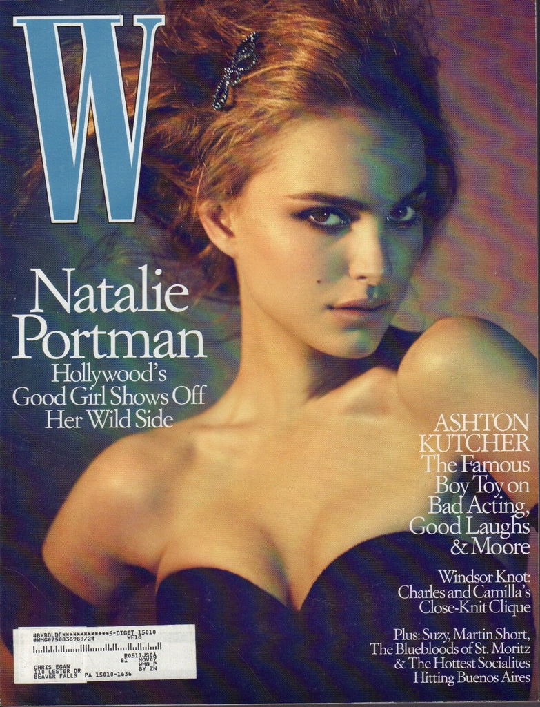 W Magazine May 2005 Natalie Portman Ashton Kutcher Martin Short w/ML 061418DBE