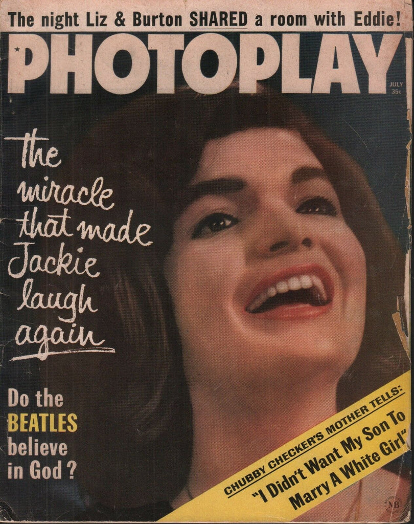 Photoplay July 1964 Jackie Kennedy Elizabeth Taylor Chubby Checkers 062019AME2