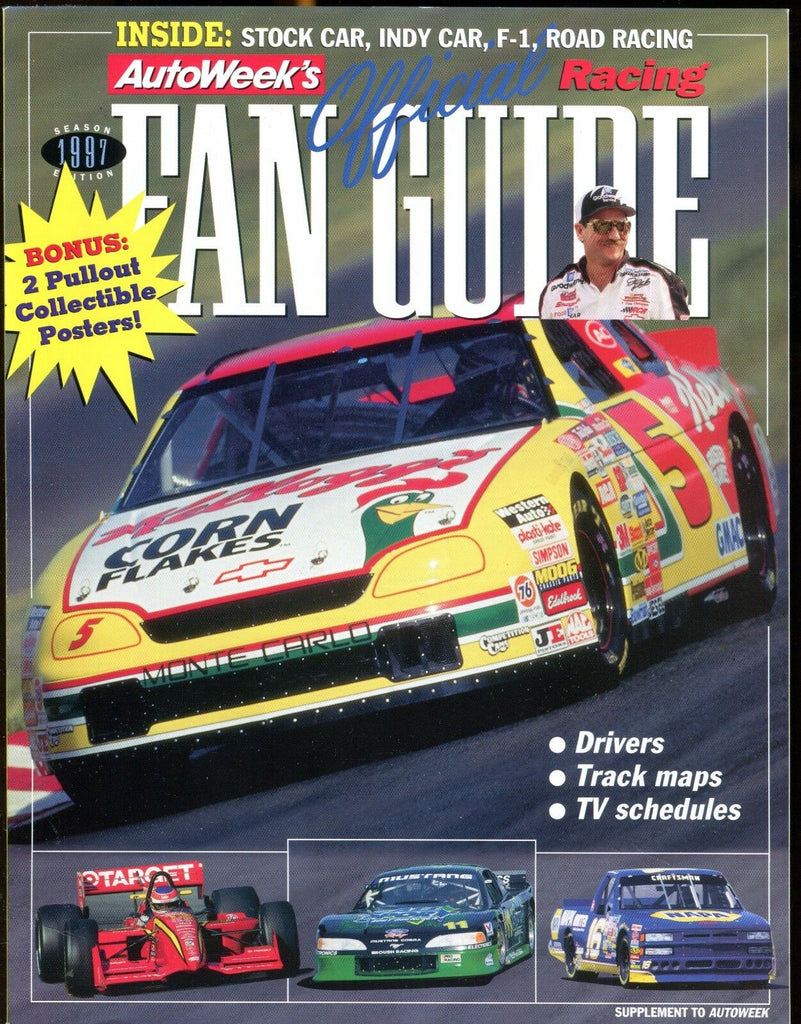 AutoWeek's Official Racing Fan Guide 1997 EX No ML 022217nonjhe