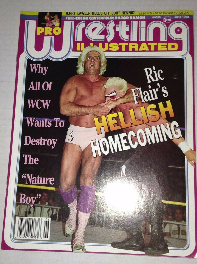Pro Wrestling Illustrated Magazine Ric Flair Sting June 1993 111916RH