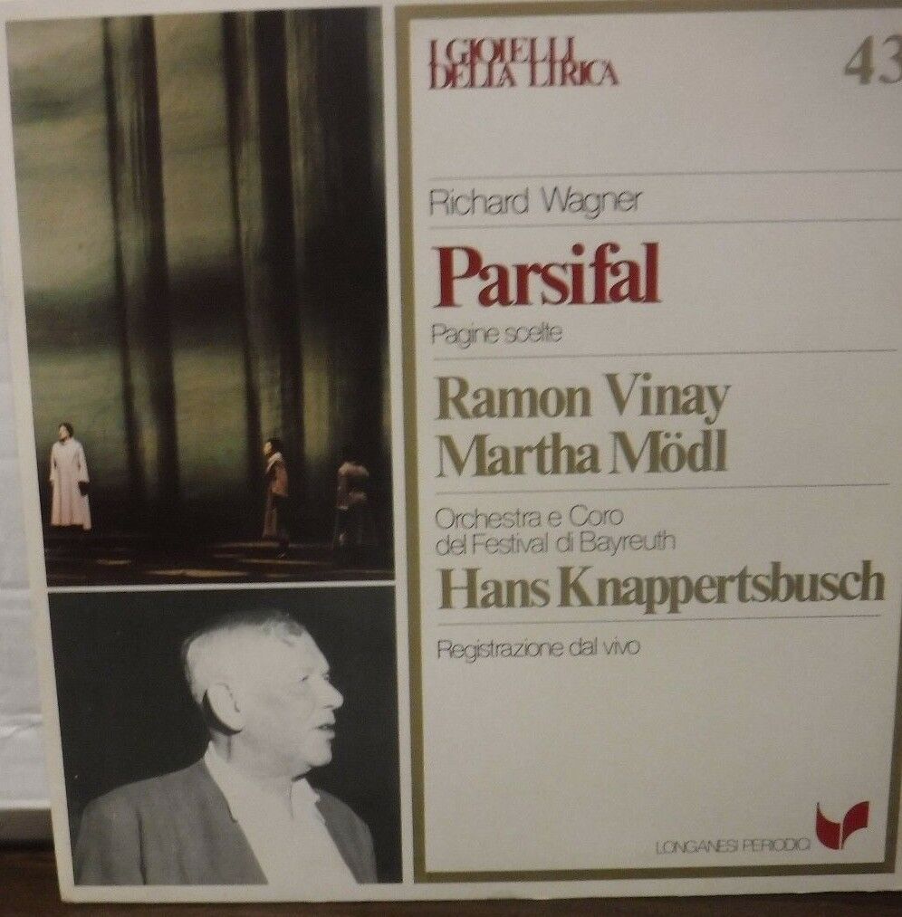 L Gioielli Della Lirica RIchard Wagner Parsifal 1981 made in Italy 031118LLE