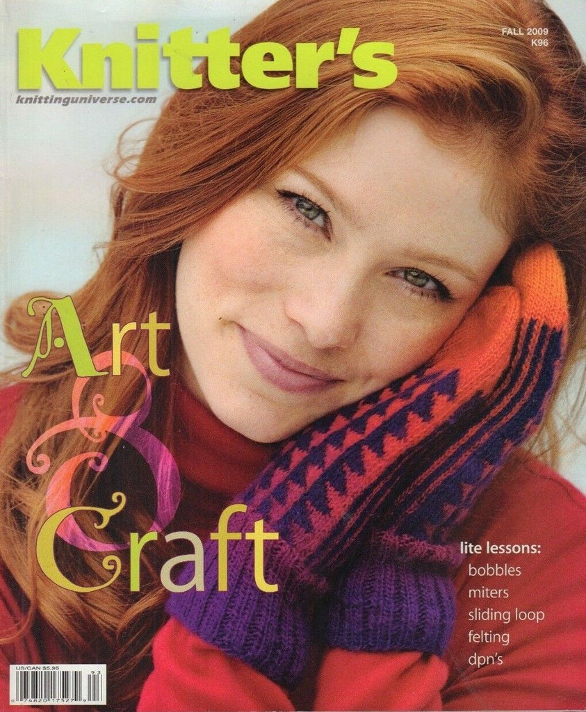 Knitter's Magazine Art & Craft & Lite Lessons Fall 2009 061218nonr