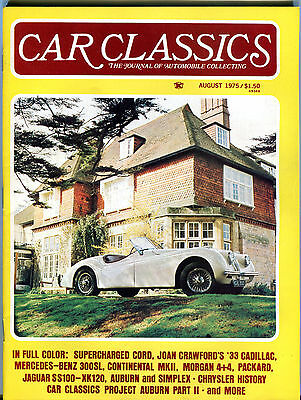 Car Classics Magazine August 1975 Joan Crawford's '33 Cadillac EX 060916jhe