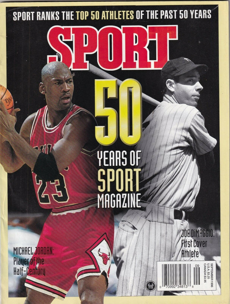 Sport Mag Michael Jordan Joe DiMaggio September 1996 081419nonr