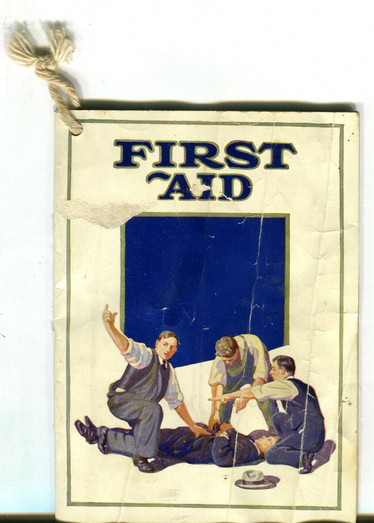 Prudential Insurance Co. Vintage First Aid Booklet GD 081916jhe