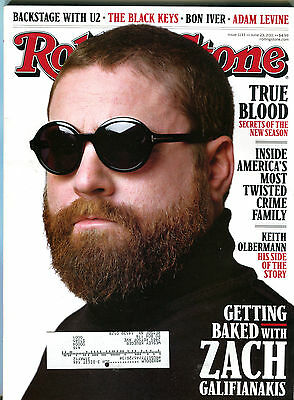 Rolling Stone Magazine June 23 2011 Zach Galifianakis w/ML EX 032216jhe