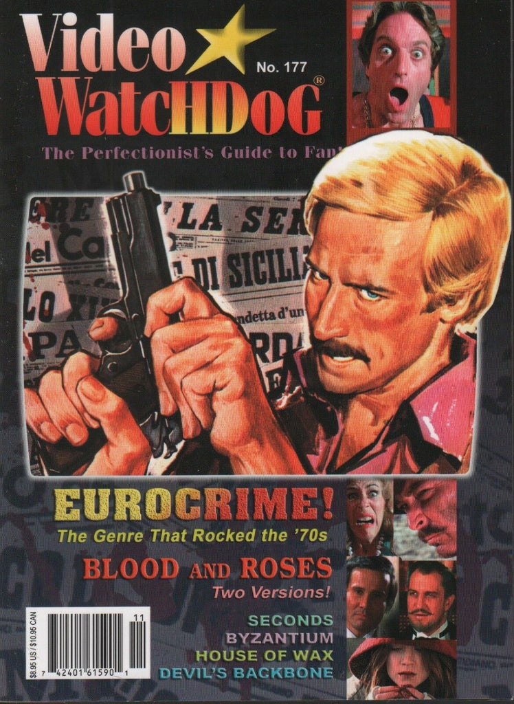 Video Watchdog #177 Eurocrime Blood and Roses House of Wax 040518DBE