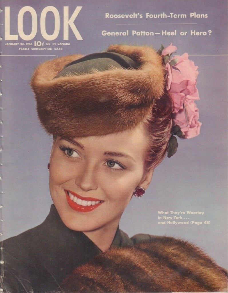 Look January 23 1945 Franklin D Roosevelt Alice Wallace Jerome Kern 010719DBE