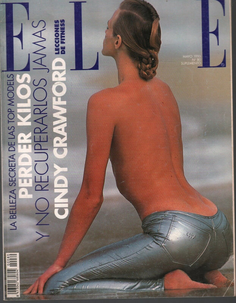 Elle Spanish Fashion Magazine Supplement May 1993 Cindy Crawford 091820ame