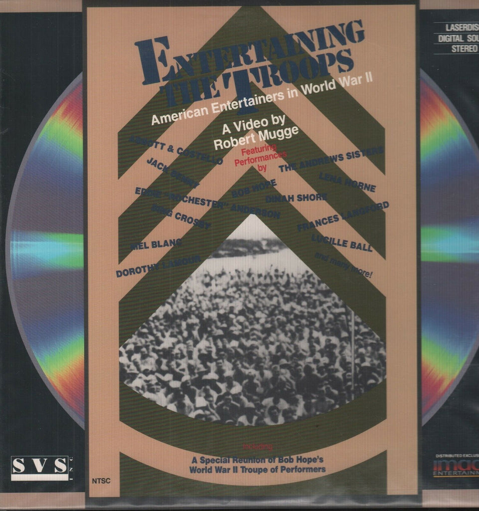 Entertaining the Troops Bing Crosby & More 1989 Image Ent Laser Disc 110718AMLD
