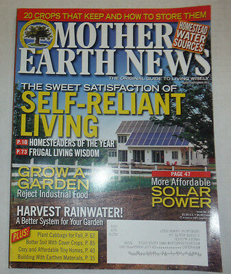 The Mother Earth News Magazine Self Reliant Living August/September 2012 020515R