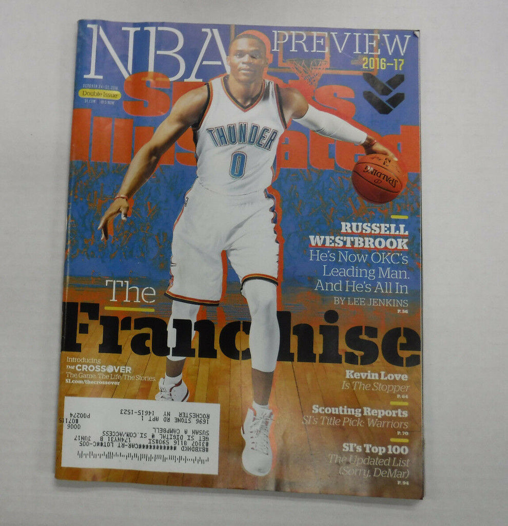 Sports Illustrated Magazine Russell Westbrook October 31, 2016 111516R
