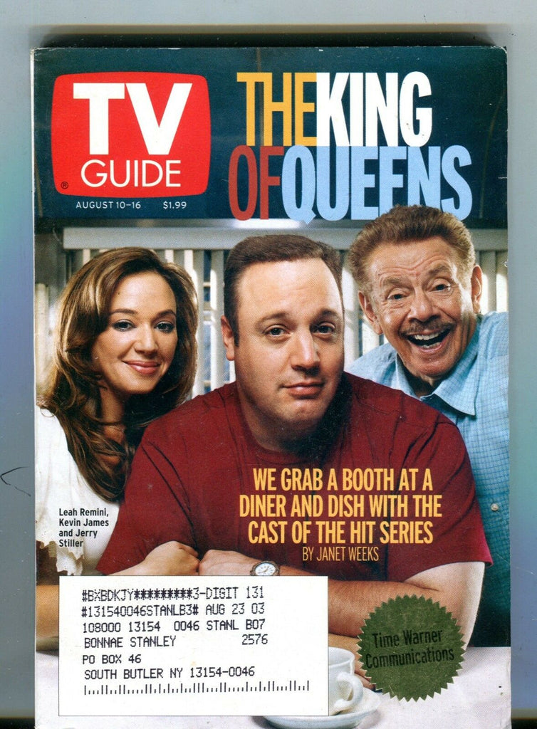 TV Guide Magazine August 10-16 2002 Kevin James EX w/ML 122016jhe
