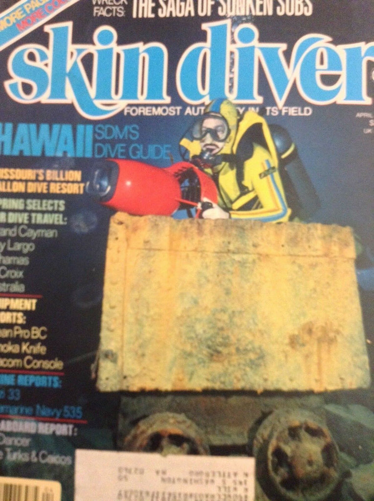 Skin Diver Magazine Hawaii SDM's Dive Guide April 1987 060418nonrh