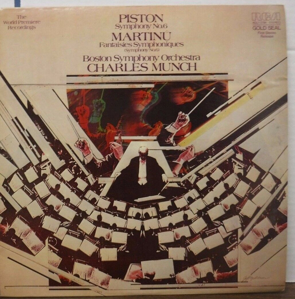 Charles Munch Boston Symphony Piston / Martinu 33RPM AGL1-3794 012217LLE