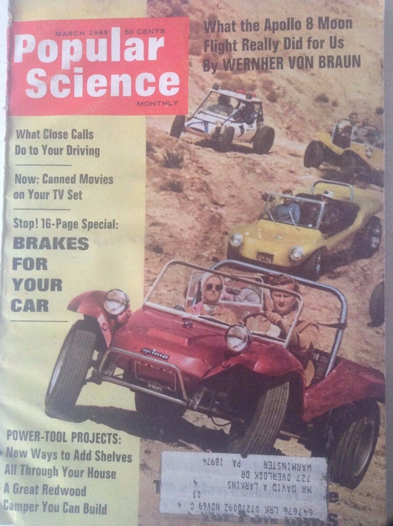 Popular Science Magazine Power Tool Projects March 1969 090217nonrh
