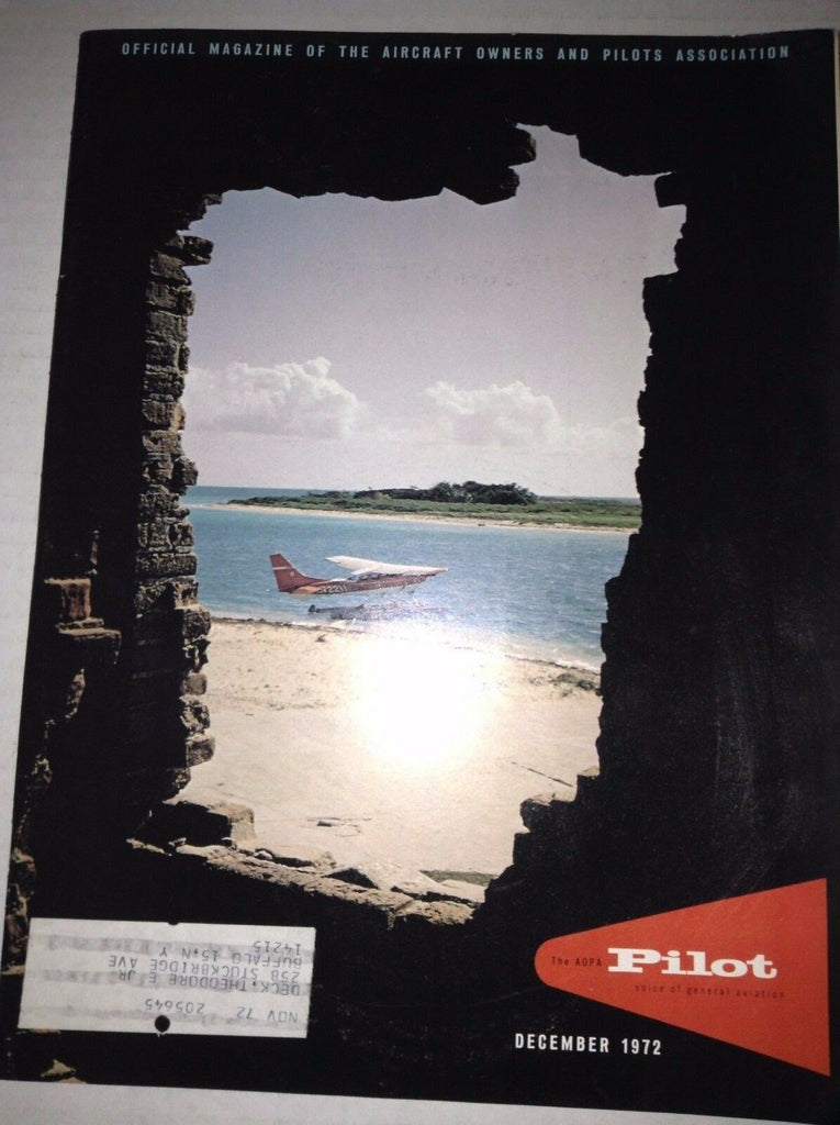 The AOPA Pilot Airplane Magazine Jimme Angel's Flamingos December 1972 120716rh