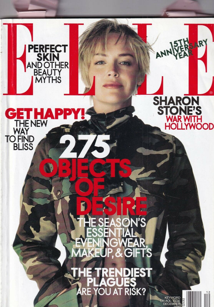 Elle Mag Sharon Stone 275 Objects Of Desire December 2000 101119nonr
