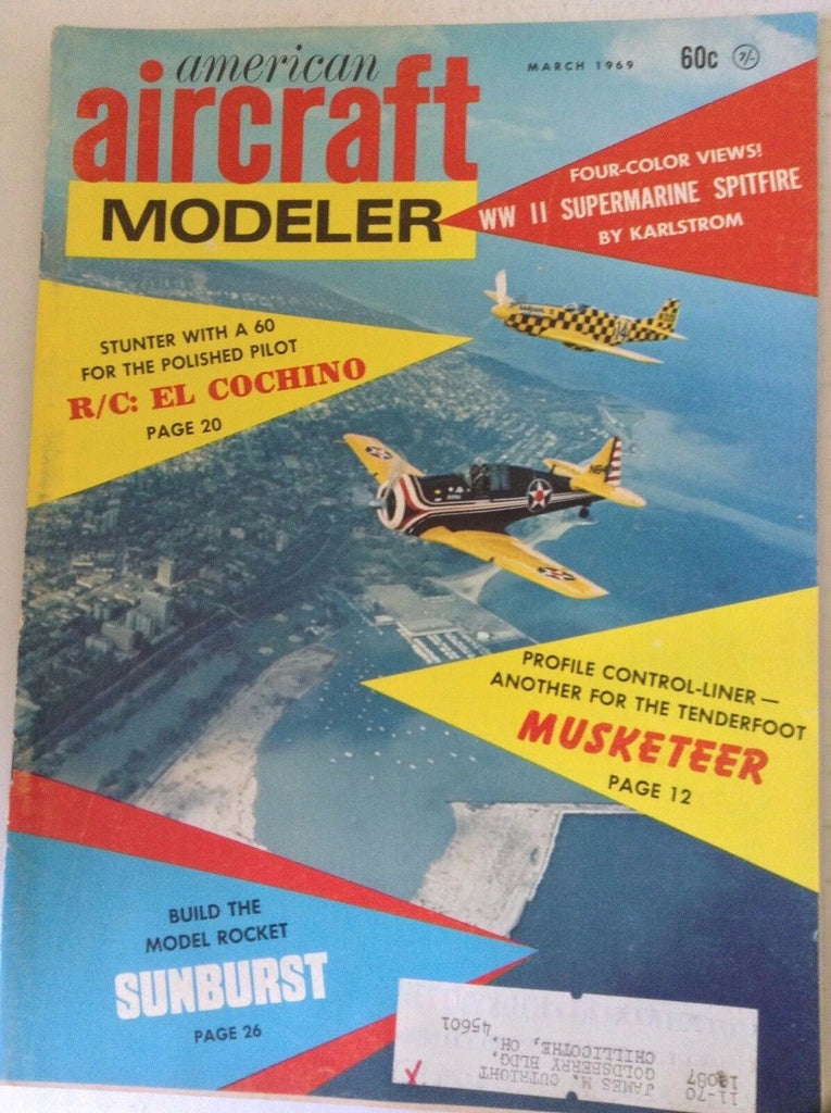 Aircraft Modeler Magazine EL Cochino Musketeer March 1969 041817nonrh2