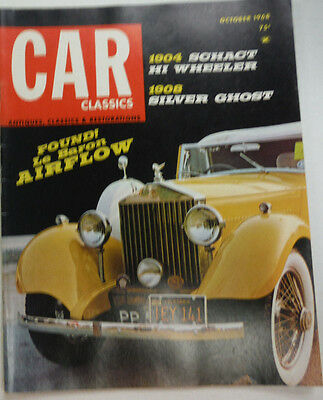 Car Classics Magazine 1904 Schact Hi Wheeler October 1968 052115R2