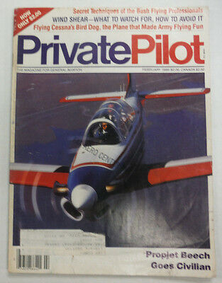 Private Pilot Magazine Propjet Beech Goes Civilian February 1988 FAL 060515R2
