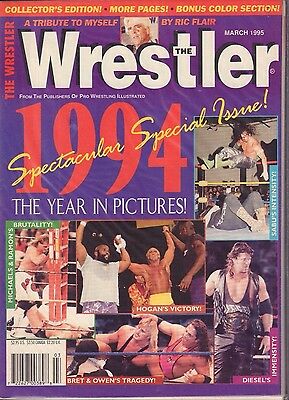 The Wrestler March 1995, 1994 the Year in Pictures, Hulk Hogan VG 050616DBE