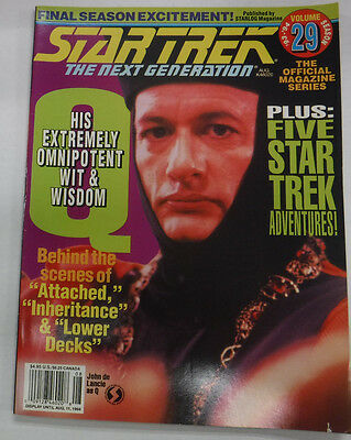 Star Trek Magazine John De Lancie As Q & Attached August 1994 081915R3