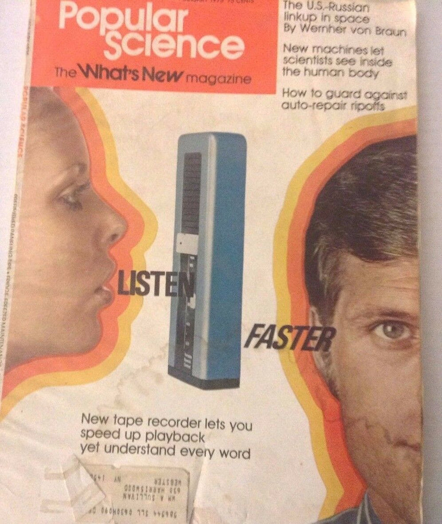 Popular Science Magazine US Russian Linkup In Space January 1975 073117nonrh
