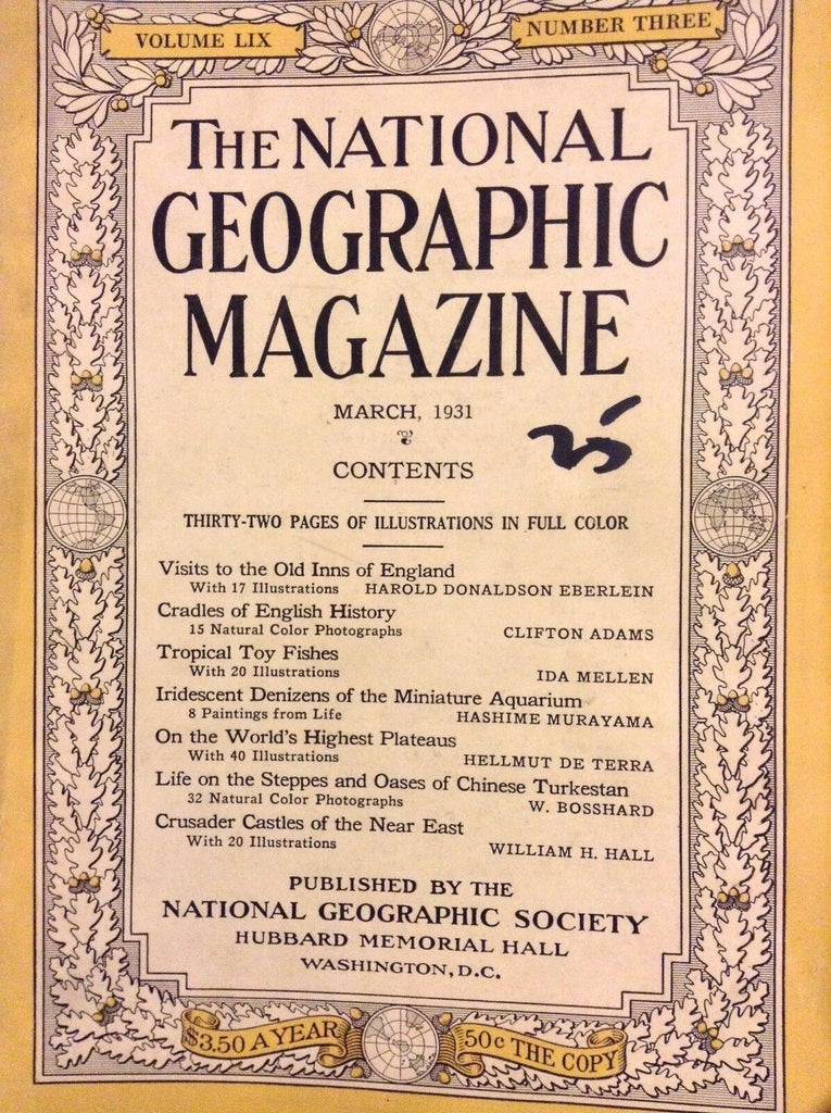 National Geographic Magazine Visits The Old Inn England March 1931 052418nonrh