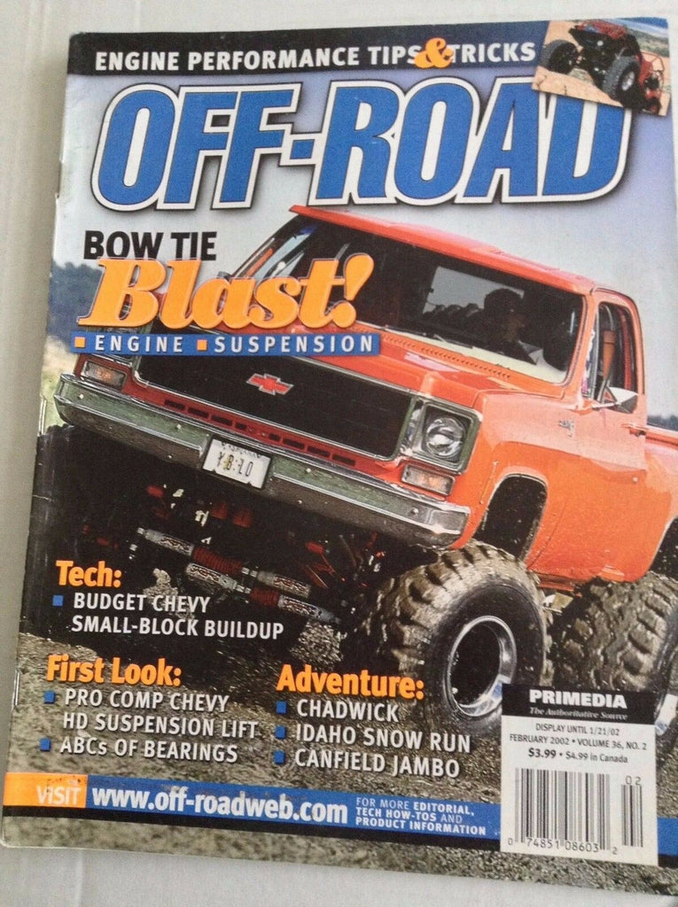 Off-Road Magazine Bow Tie Blast Engine Suspension February 2002 032317NONRH