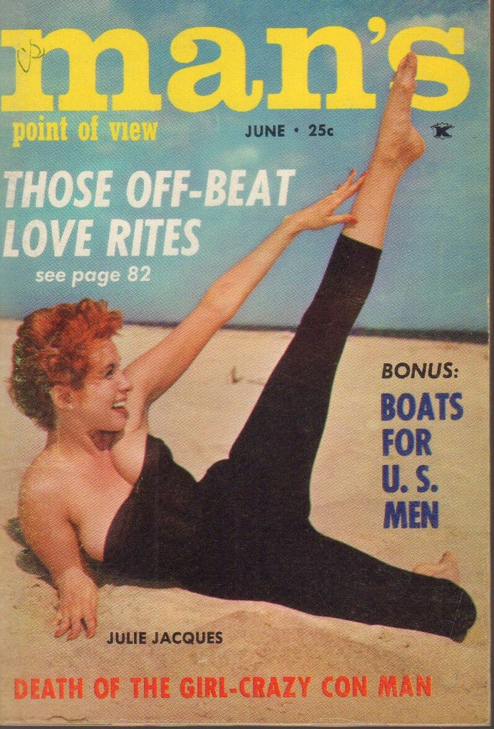Man's Point of View June 1960 Julie Jacques Cheesecake Pin Up 091318AME2